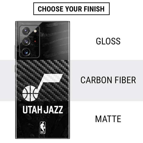 NBA Utah Jazz Black Animal Print Galaxy Note20 Ultra 5G Skin