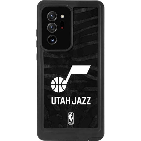 NBA Utah Jazz Black Animal Print Galaxy Note20 Ultra 5G Waterproof Case
