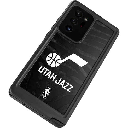 NBA Utah Jazz Black Animal Print Galaxy Note20 Ultra 5G Waterproof Case