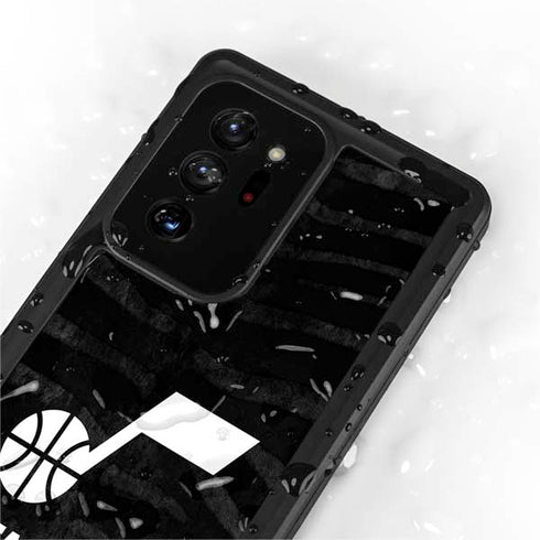 NBA Utah Jazz Black Animal Print Galaxy Note20 Ultra 5G Waterproof Case