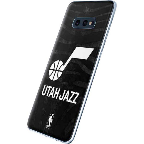 NBA Utah Jazz Black Animal Print Galaxy S10e Skin
