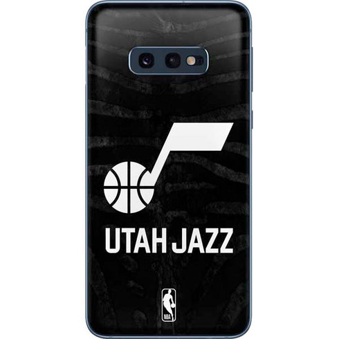 NBA Utah Jazz Black Animal Print Galaxy S10e Skin