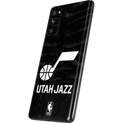 NBA Utah Jazz Black Animal Print Galaxy S20 Fan Edition Skin