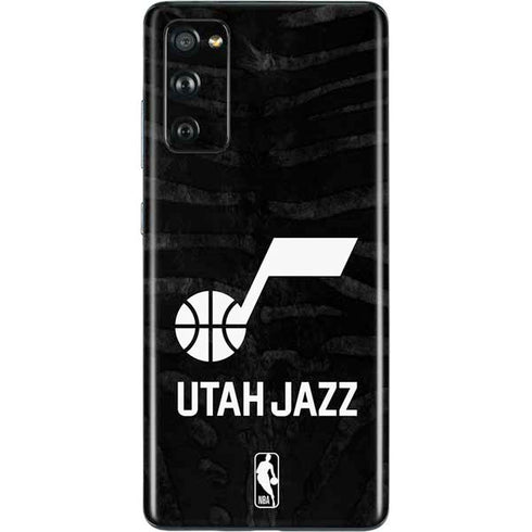 NBA Utah Jazz Black Animal Print Galaxy S20 Fan Edition Skin