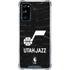 NBA Utah Jazz Black Animal Print Galaxy S20 FE Clear Case