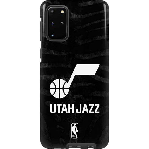 NBA Utah Jazz Black Animal Print Galaxy S20 Plus Pro Case