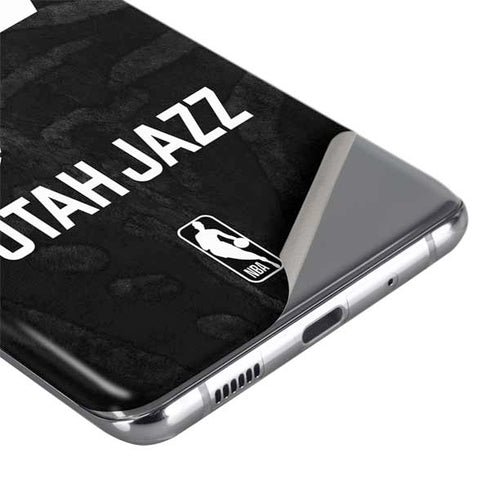 NBA Utah Jazz Black Animal Print Galaxy S20 Plus Skin