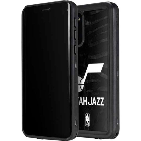 NBA Utah Jazz Black Animal Print Galaxy S20 Plus Waterproof Case