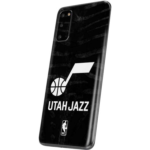 NBA Utah Jazz Black Animal Print Galaxy S20 Skin