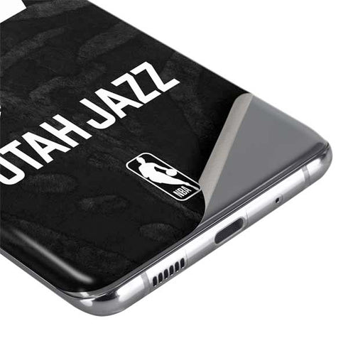 NBA Utah Jazz Black Animal Print Galaxy S20 Skin