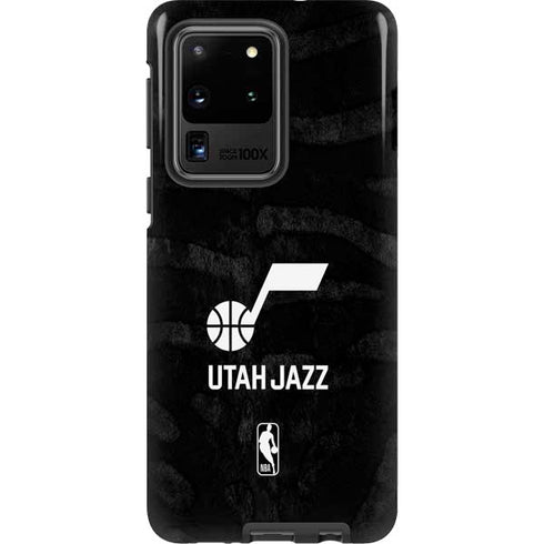 NBA Utah Jazz Black Animal Print Galaxy S20 Ultra 5G Pro Case