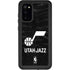 NBA Utah Jazz Black Animal Print Galaxy S20 Waterproof Case