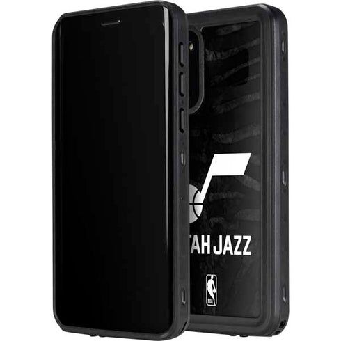 NBA Utah Jazz Black Animal Print Galaxy S20 Waterproof Case
