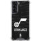NBA Utah Jazz Black Animal Print Galaxy S21 5G Clear Case