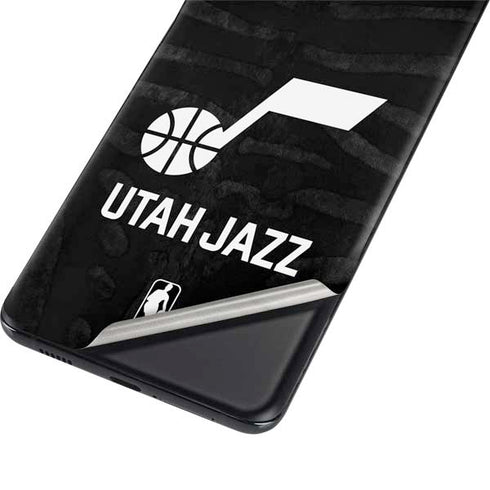 NBA Utah Jazz Black Animal Print Galaxy S21 5G Skin
