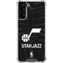 NBA Utah Jazz Black Animal Print Galaxy S21 FE Clear Case