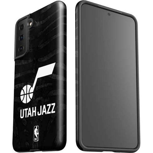NBA Utah Jazz Black Animal Print Galaxy S21 Plus 5G Pro Case