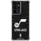 NBA Utah Jazz Black Animal Print Galaxy S21 Ultra 5G Clear Case