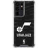 NBA Utah Jazz Black Animal Print Galaxy S21 Ultra 5G Clear Case