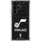NBA Utah Jazz Black Animal Print Galaxy S22 Ultra Clear Case