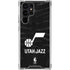 NBA Utah Jazz Black Animal Print Galaxy S22 Ultra Clear Case
