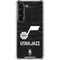 NBA Utah Jazz Black Animal Print Galaxy S23 Clear Case