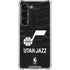 NBA Utah Jazz Black Animal Print Galaxy S23 Clear Case
