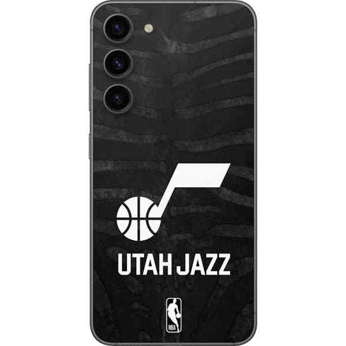 NBA Utah Jazz Black Animal Print Galaxy S23 FE Skin