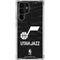 NBA Utah Jazz Black Animal Print Galaxy S23 Ultra Clear Case