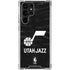 NBA Utah Jazz Black Animal Print Galaxy S23 Ultra Clear Case