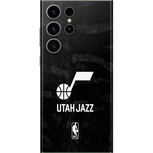 NBA Utah Jazz Black Animal Print Galaxy S23 Ultra Skin