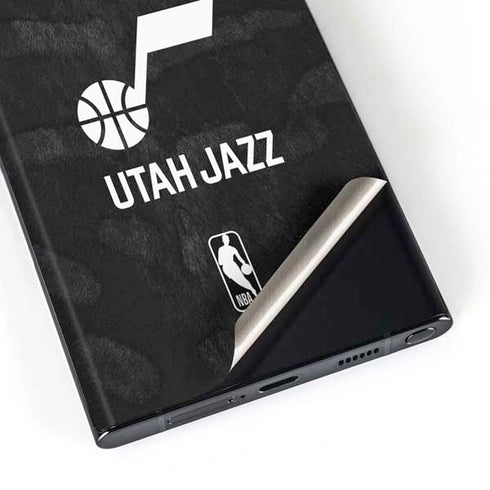 NBA Utah Jazz Black Animal Print Galaxy Skins