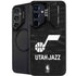 NBA Utah Jazz Black Animal Print Galaxy S24 Plus Kickstand Case