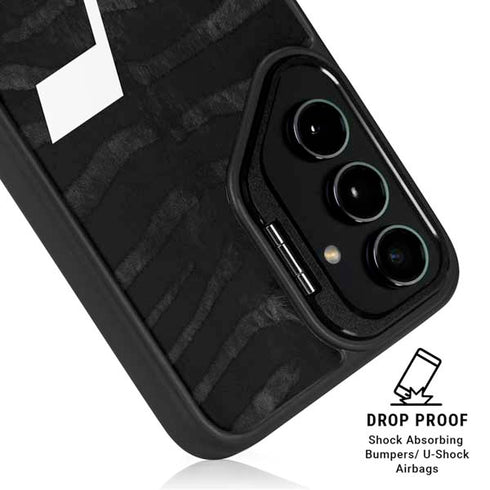 NBA Utah Jazz Black Animal Print Galaxy S24 Plus Kickstand Case