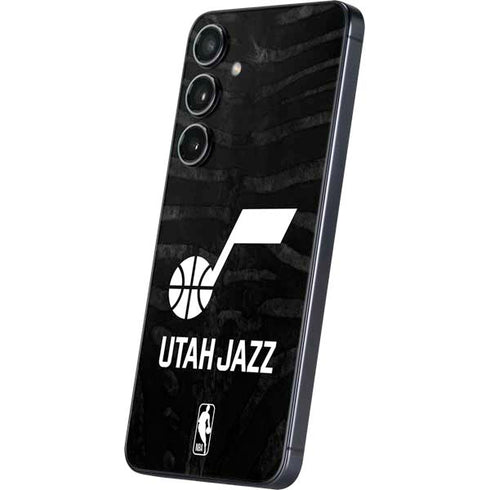 NBA Utah Jazz Black Animal Print Galaxy S24 Plus Skin