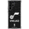 NBA Utah Jazz Black Animal Print Galaxy S24 Ultra Clear Case
