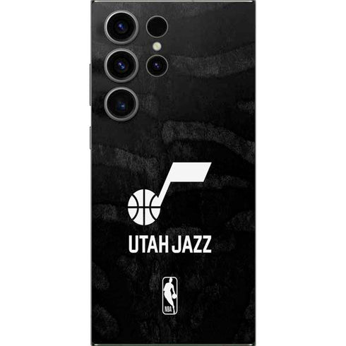 NBA Utah Jazz Black Animal Print Galaxy S24 Ultra Skin
