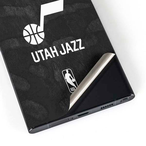 NBA Utah Jazz Black Animal Print Galaxy S24 Ultra Skin