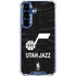 NBA Utah Jazz Black Animal Print Galaxy S25 FE Clear Case