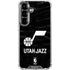 NBA Utah Jazz Black Animal Print Galaxy S26 Clear Case