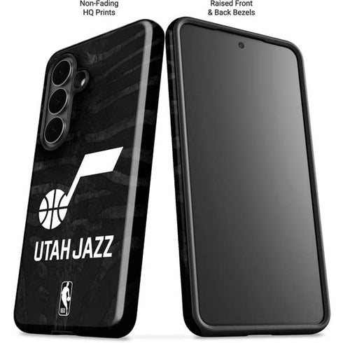 NBA Utah Jazz Black Animal Print Galaxy S26 Impact Case