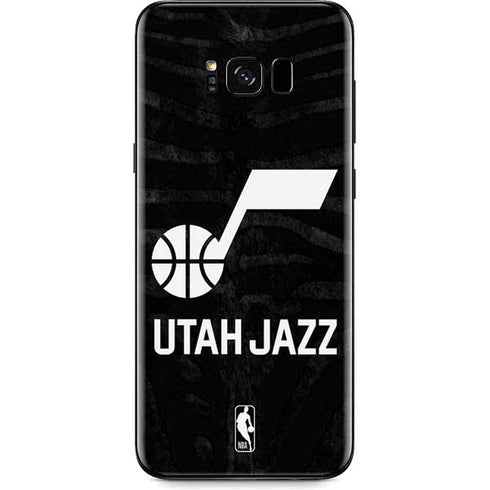 NBA Utah Jazz Black Animal Print Galaxy S8 Plus Skin