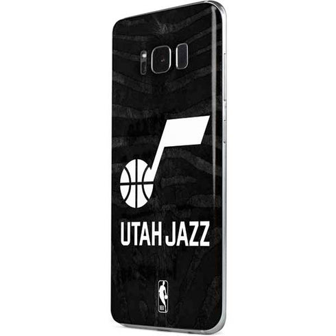 NBA Utah Jazz Black Animal Print Galaxy S8 Plus Skin