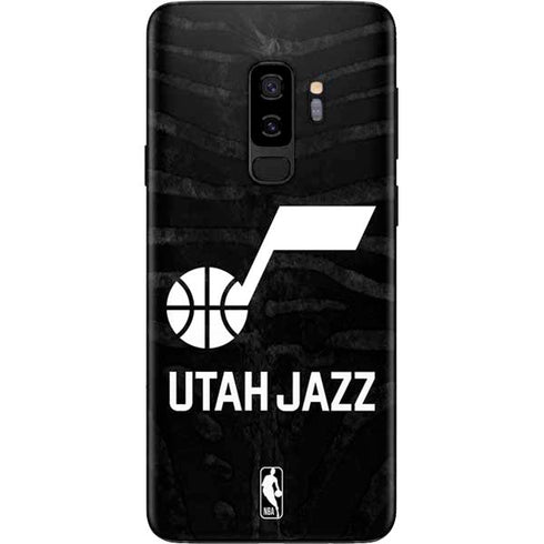 NBA Utah Jazz Black Animal Print Galaxy S9 Plus Skin