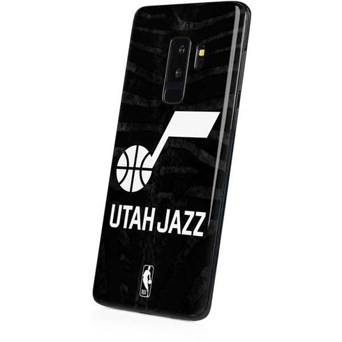 NBA Utah Jazz Black Animal Print Galaxy S9 Plus Skin