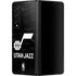 NBA Utah Jazz Black Animal Print Galaxy Z Fold3 5G Skin