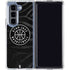 NBA Utah Jazz Black Animal Print Galaxy Z Fold5 5G Clear Case