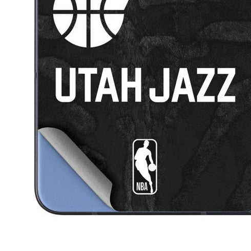 NBA Utah Jazz Black Animal Print Galaxy Z Fold5 5G Skin