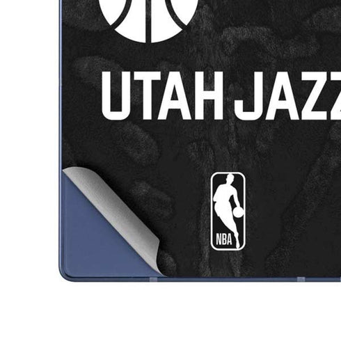 NBA Utah Jazz Black Animal Print Galaxy Z Fold6 Skin