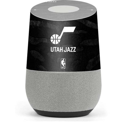 NBA Utah Jazz Black Animal Print Google Home Skin